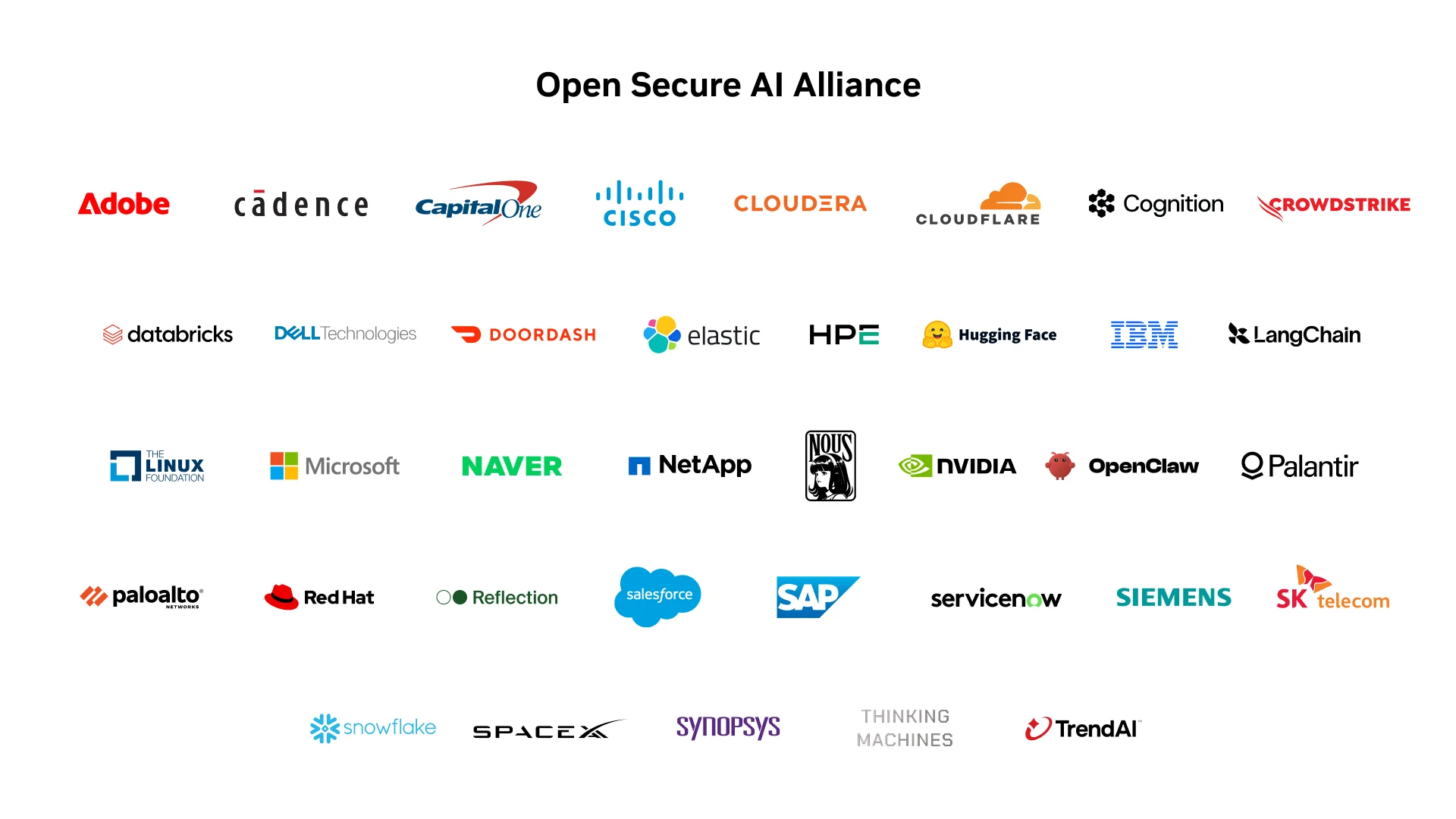 NVIDIA Forms Open Secure AI Alliance: More Than 30 Companies Move AI Defense Into Open Collaboration